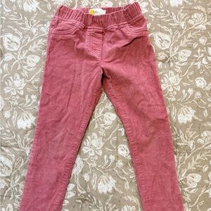 Mini boden girls corduroy joggers in size 4 years